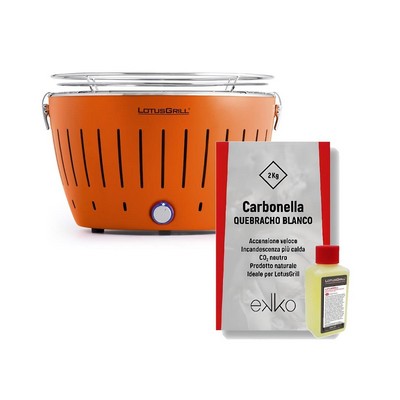 lg g34 u orange barbecue + 200ml ignition gel and quebracho blanco charcoal
